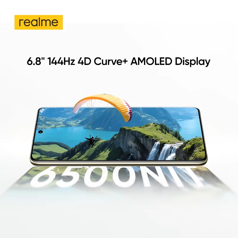 Realme 16 Pro Plus Smartphone NFC Snapdragon 7 Gen 4 Chipset 7000mAh Battery 200MP Camera 6.8" 144Hz