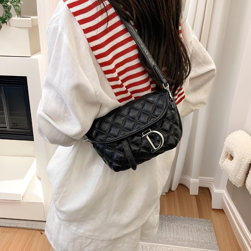 Small Bag Female Free Shipping Summer New Style Designer With Large Capacity Chain Cross Body Female Bag Rhombus Latti