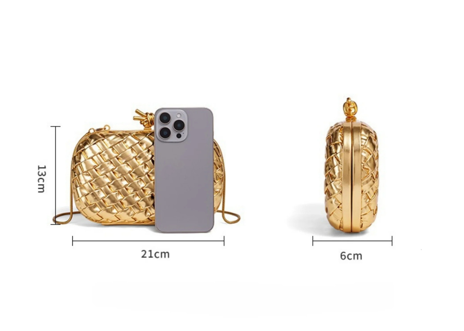 Gold Womens Fashion Wedding Party Purse Evening Party Shoulder Bag Clutch Handbags Clutch Bag 260408