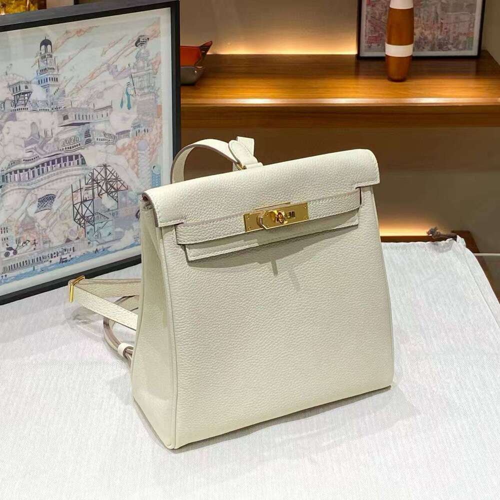 Heesmrn Designer shoulder bag Niche Lightweight Shoulder Women 2026 New Commuter Handbag top grain leather Convertible Backpack Tote Bag