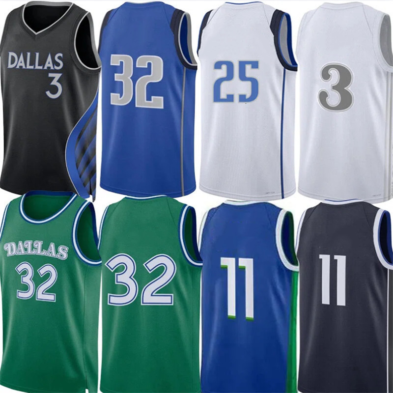 DAL Cooper Flagg Basketball Jerseys Anthony Davis Kyriee Irving Max Christie Klay Thompson Dirk Nowitzki Dereck Lively Daniel Gafford Custom City Clas