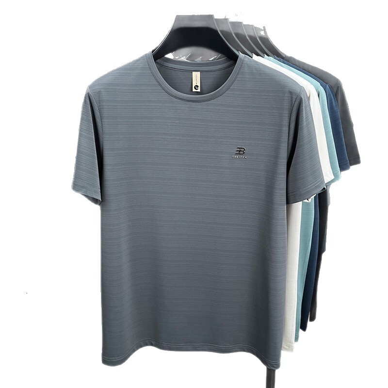 Luxury Brand Designer Clothes Men's Summer Short-Sleeve T-Shirt, Men's Short-Sleeve Round-Neck Casual Fashion Base Shirt, Versatile And Brea