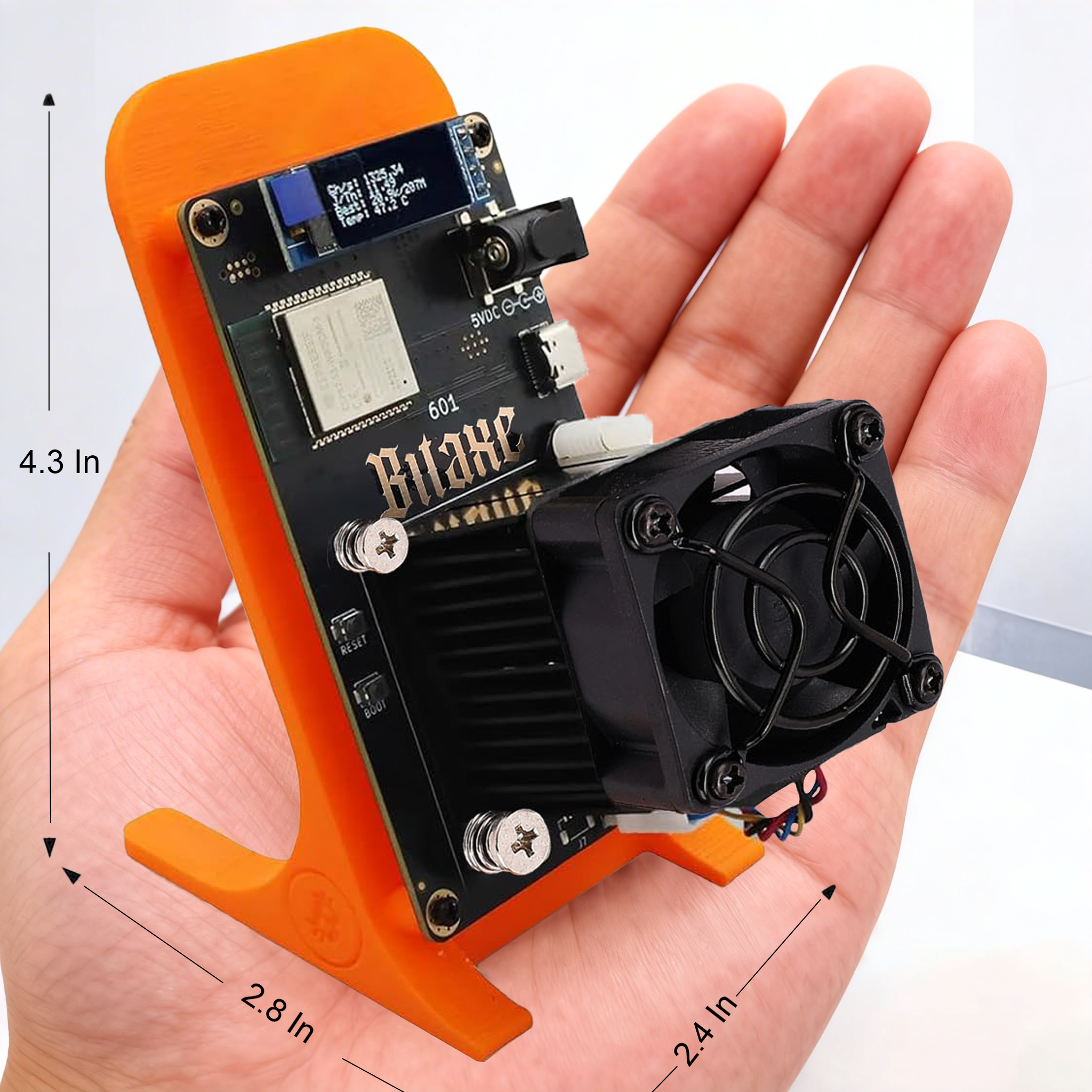 Stellapex Bitaxe Gamma 601 Bitcoin Solo Miner, BM1370 ASIC Chip, 1.2TH/s SHA-256, 17W Low Power, Open Source AxeOS, 2.4G WiFi, OLED Display, Home BTC  - view 5