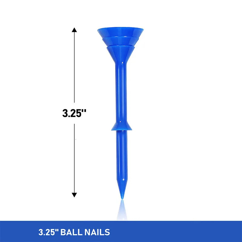 Golf Tees Plastic 83mm Big Cup Plus Scale Tee 50pcs Random Colors Accessories Sport TE007P 260408