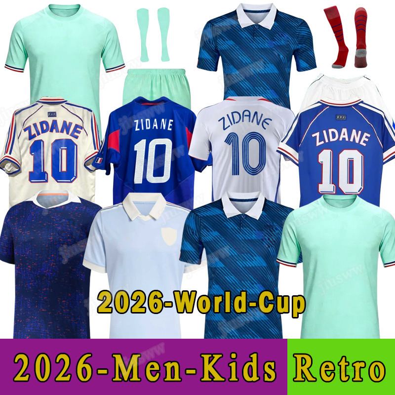 france jersey world cup 2026 French Soccer Jerseys MBAPPE BARCOLA OLISE DEMBELE EKITIKE GRIEZMANN Maillots Retro football shirt equipement de foot Men
