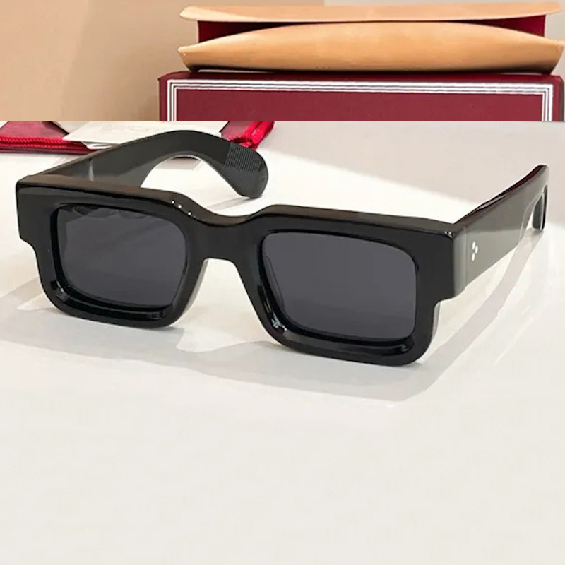 Ascari Acetate Sunglasses Designer Handmade TOP Quality High Square Glasses Thick Retro Vintage Steampunk for Men Women Summer Beach Optical Luxury Br