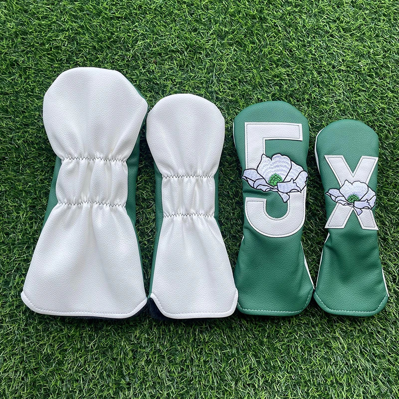 Numbers Golf Club 1 3 5 Wood Headcovers Driver Fairway Woods Cover PU Leather High quality Putter Head Covers 260408