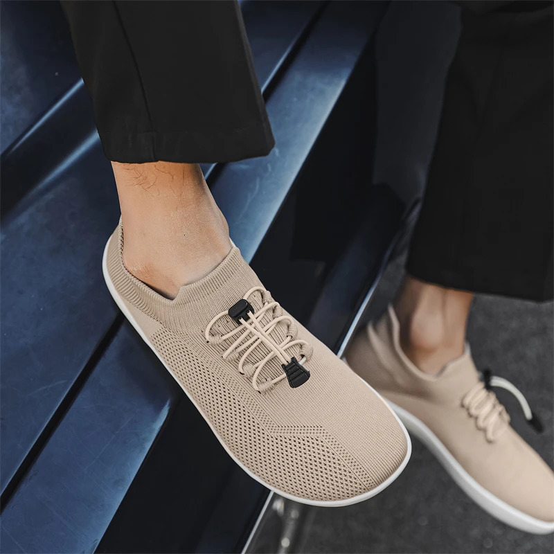 Oiaano Wide Toe Barefoot Men Shoes Unisex Women Casual Sneakers Slip On Ultra Light Breathable Soft Bottom Zero Drop Outdoor 260409