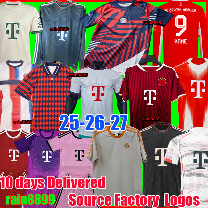 BAYERNS soccer Jersey muNIChES 26 27 KANE soccer jersey 125TH JACKSON GNABRY GORETZKA KIMMICH MUSIALA OLISE MULLER Special football shirt MINJ 2026 2027