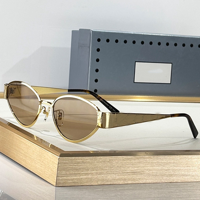 1853S Womens Designer Geometric Sunglasses Luxury Geometric Metal Frame Glasses Summer Decoration Womans Outdoor Daily Wear Sunglasses UV400 protection