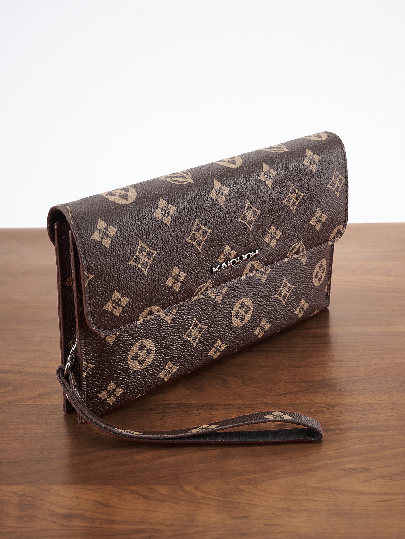 LORDLY KNACK Monogram Clutch Bag, Men's Fashion Wristlet Purse, Trendy 2026 Daily Commute Bag - view 4
