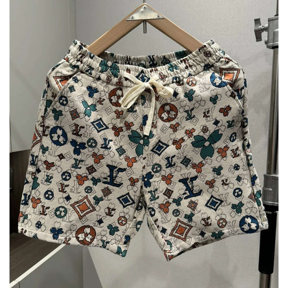 Summer New Men's Short Casual Beachwear Couple's Designer Fashion Popular Print Fashionable Three-Quarter Length Pants Youth Active Style