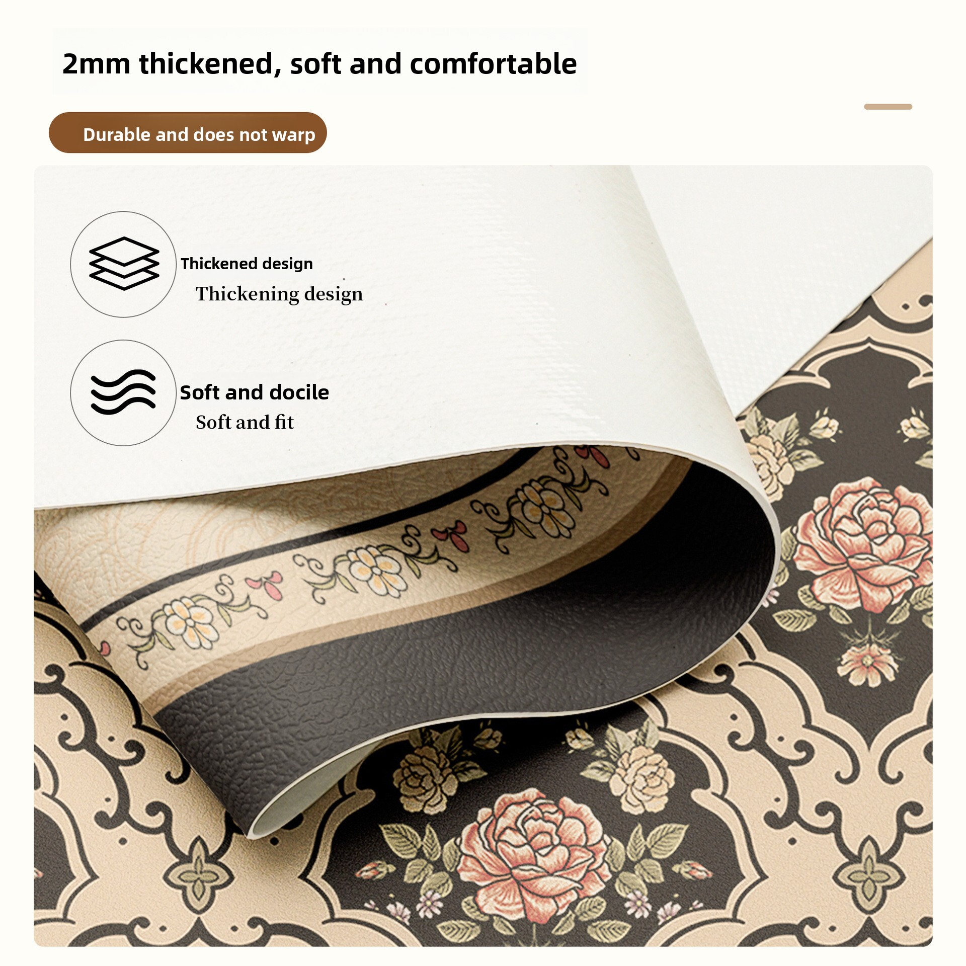 Table Mat Bedroom Nightstand Protective Mat Luxurious High End Waterproof Oil Resistant Wash Free Home Leather Tablecloth