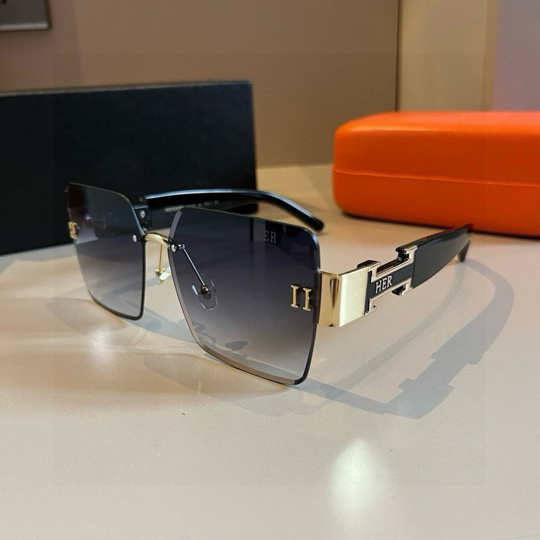 rectangle designer sunglasses luxury designer sunglasses women and men designer brand trend polarized punk street rock fashion glasses metal leg unisex sell UV