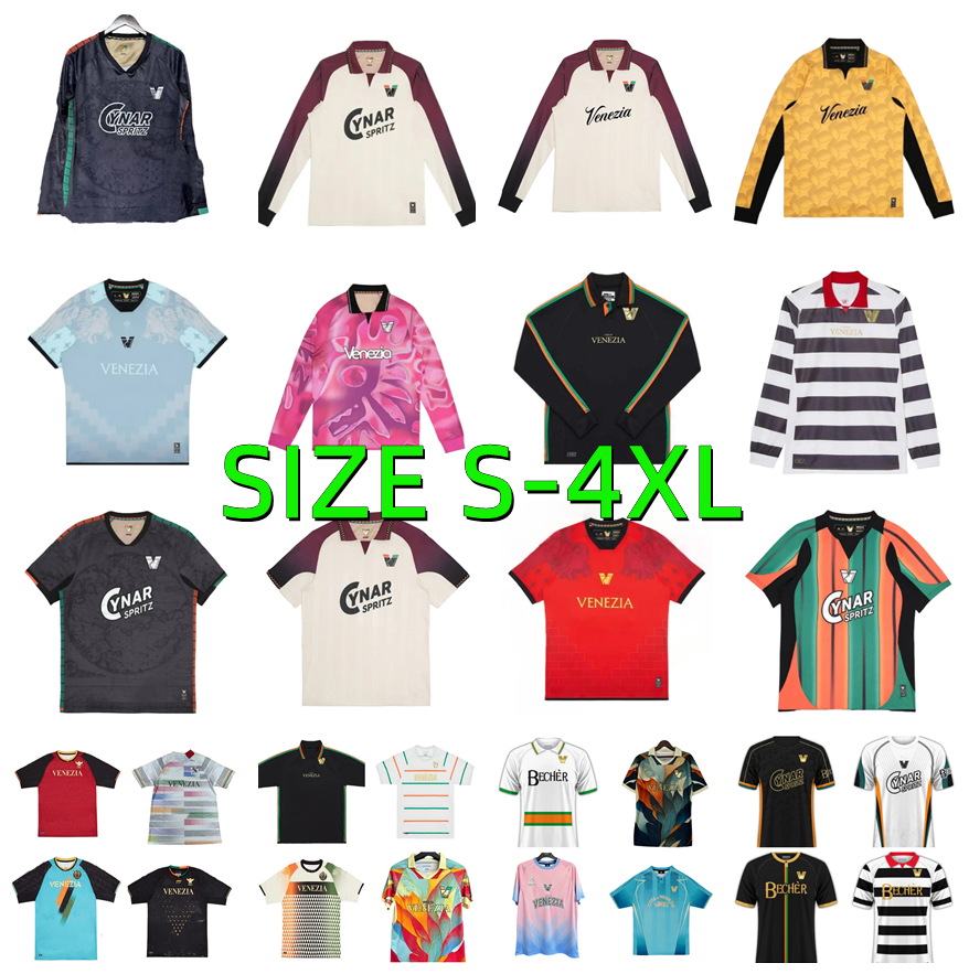 2025 2026 pre-match Venezia FC soccer Jerseys 24 25 26 ARAMU FORTE Fiordilino PERETZ HEYMANS TESSMANN CRNIGOI MARIANO Johnsen MAZZOCCHI FOOTBALL SHIRTS Men kids kit