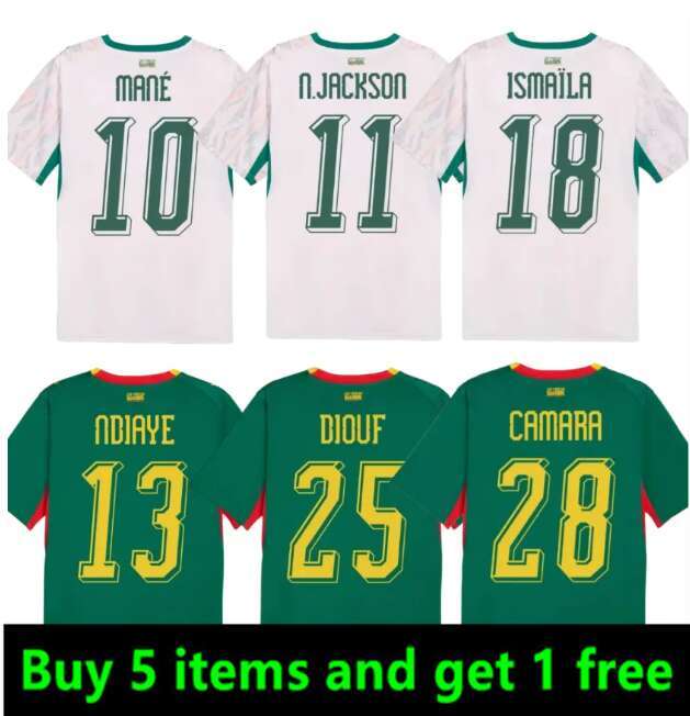 2026 Senegal World Cup Soccer Jersey Nicolas Jackson Sarr 26 27 Senegal Football Shirt Men Kids Kits Fans Player Version Custom Name Number Maillot