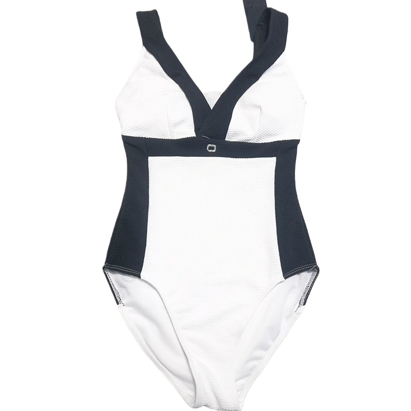 Luxury Women Monokini Swimwear Designer V Neck Bodysuit Slim Fit Beachwear Summer Cover Up Swimsuit