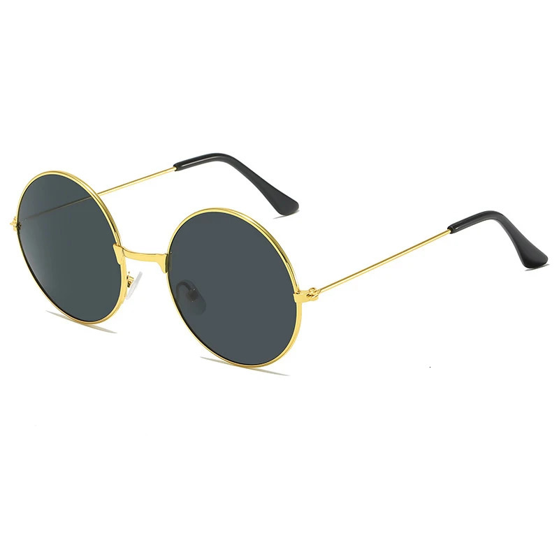 Classic Vintage Round Frame Sunglasses For Men Women n Ocean Red Yellow Metal Circle Sun Glasses Unisex Eyewear 2025 260324