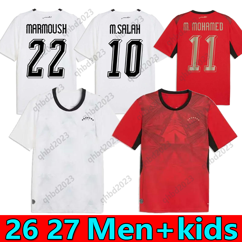 26 27 FAN version SALAH Egypt Home Soccer Jerseys 2025 26 27 national team Shirt A. HEGAZI KAHRABA RAMADAN M.ELNENY Football uniforms home away 3rd MEN kit tops 888
