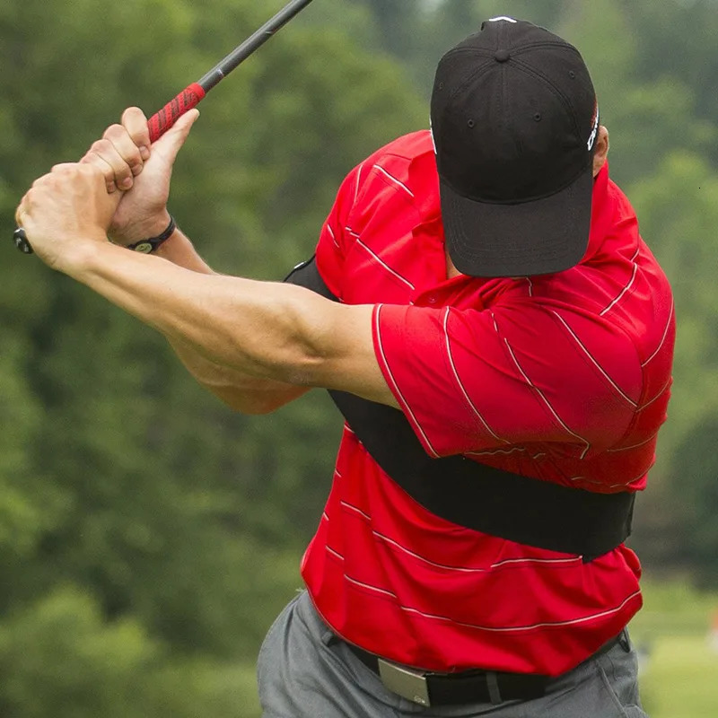 1 Pc Golf Swing Training Aids Arm Strap Double Ring Trainer Beginners Posture Corrector 260408