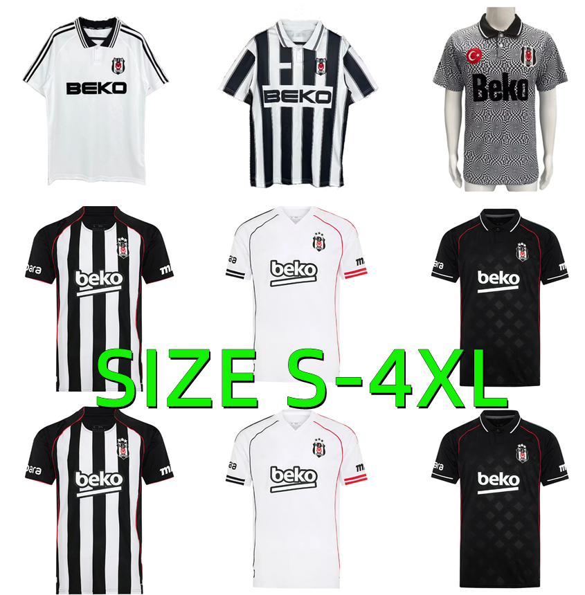 25 26 Besiktas J.K. Soccer Jerseys 2025 2026 IMMOBILE RAFA RASHICA GEDSON MUCI SVENSSON home away 3rd 1991 1992 1996 1997 retro football shirts