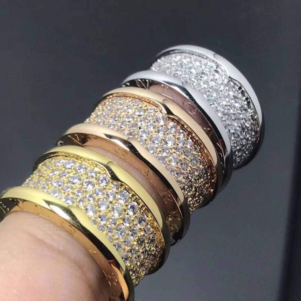 Ring Casual Seiko Small Waist Full Diamond Ring Luxurious Starry Sky Carved Starry Sky With Diamond Designer Ring Jewerly Designer For Women Fashion A