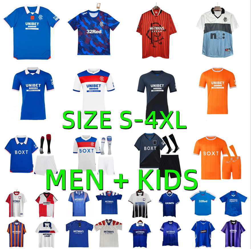 25 26 Glasgow Soccer Jerseys 2024 2025 2026 RanGErsS TAVERNIER DESSERS McCAUSLAND DANILO CANTWELL R.MATONDO FABIO SILVA goalkeeper Football Shirt men kids kits