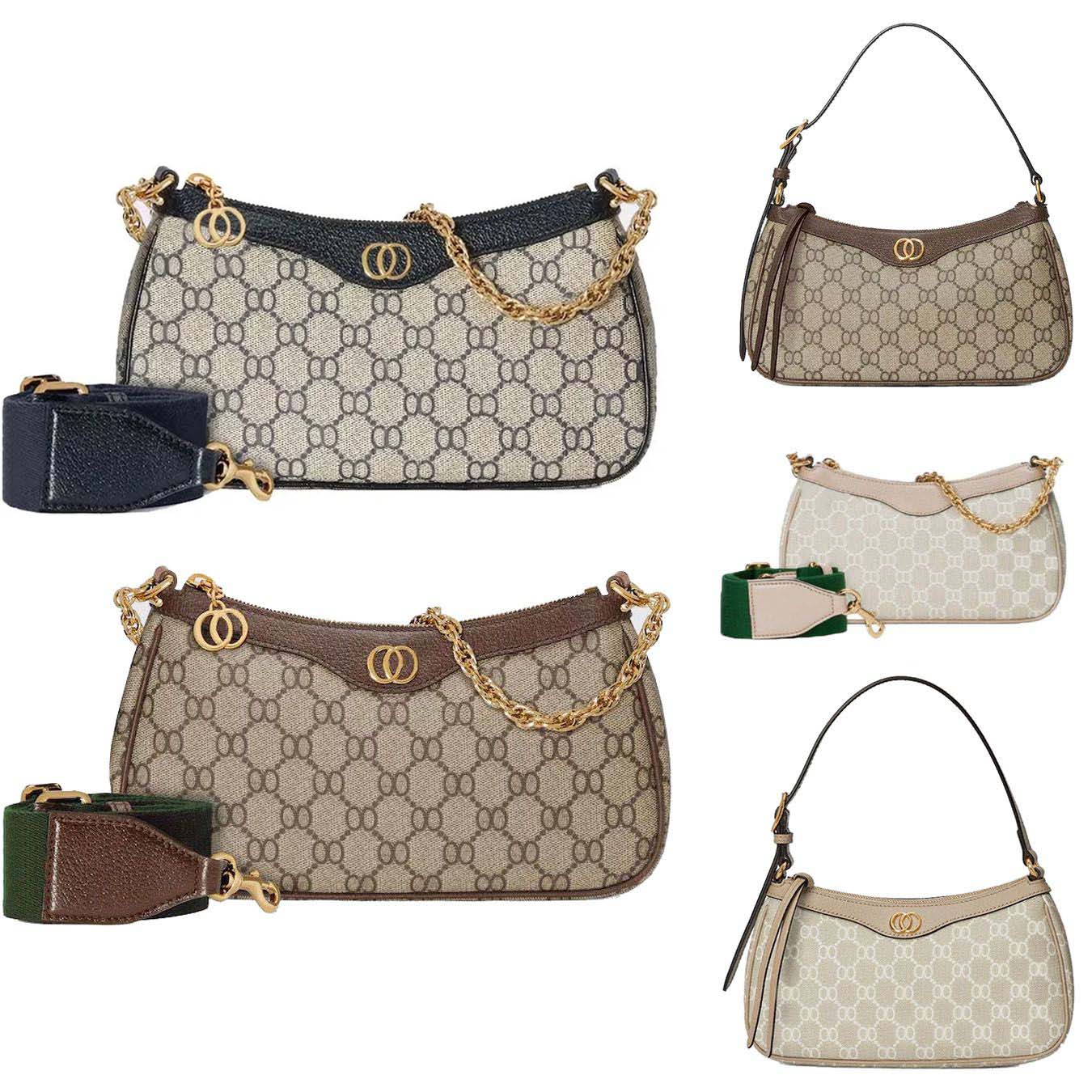 Designer bag Classic Luxury bag Chain crossbody bag Fashion Wallet Vintage Ladies Brown Leather Handbag mini shoulder Bags Trendy Styles bag