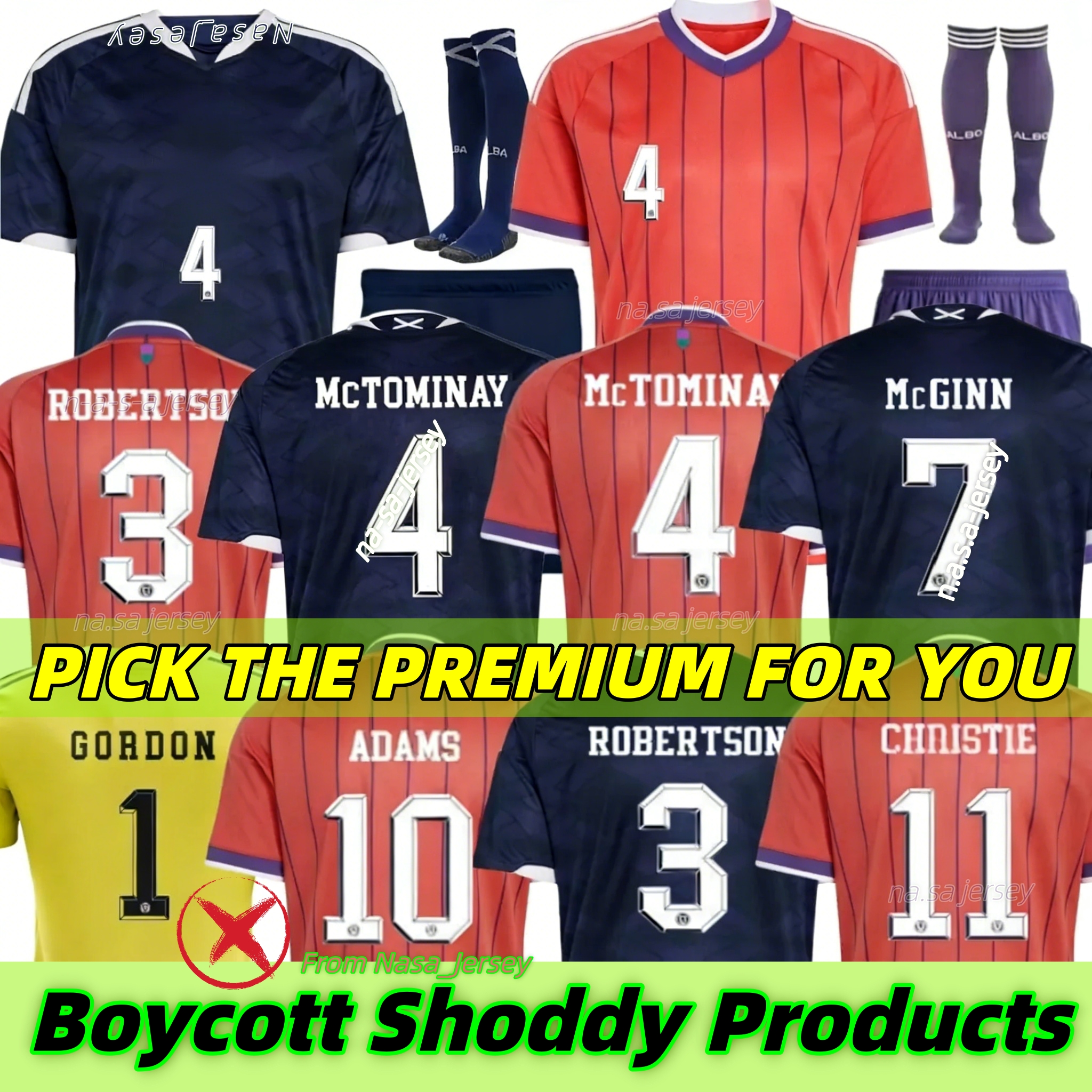 2026 World cup ScotLanDs football Shirts 150th McGINN Soccer Jerseys blue TIERNEY DYKES ADAMS ROBERTSON CHRISTIE SCOTLAND 26 27 Kits McGREGOR uniforms