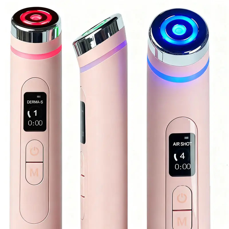 Pink Skin Care Wand Multifunction Microcurrent Face Massager Beauty Device 260409