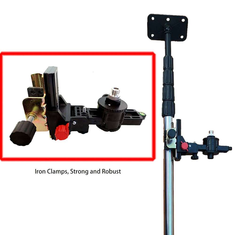 Stand Extension Head Adjustable Multifunctional Wide Application Telescoping Pole Leveling Base for Buildings