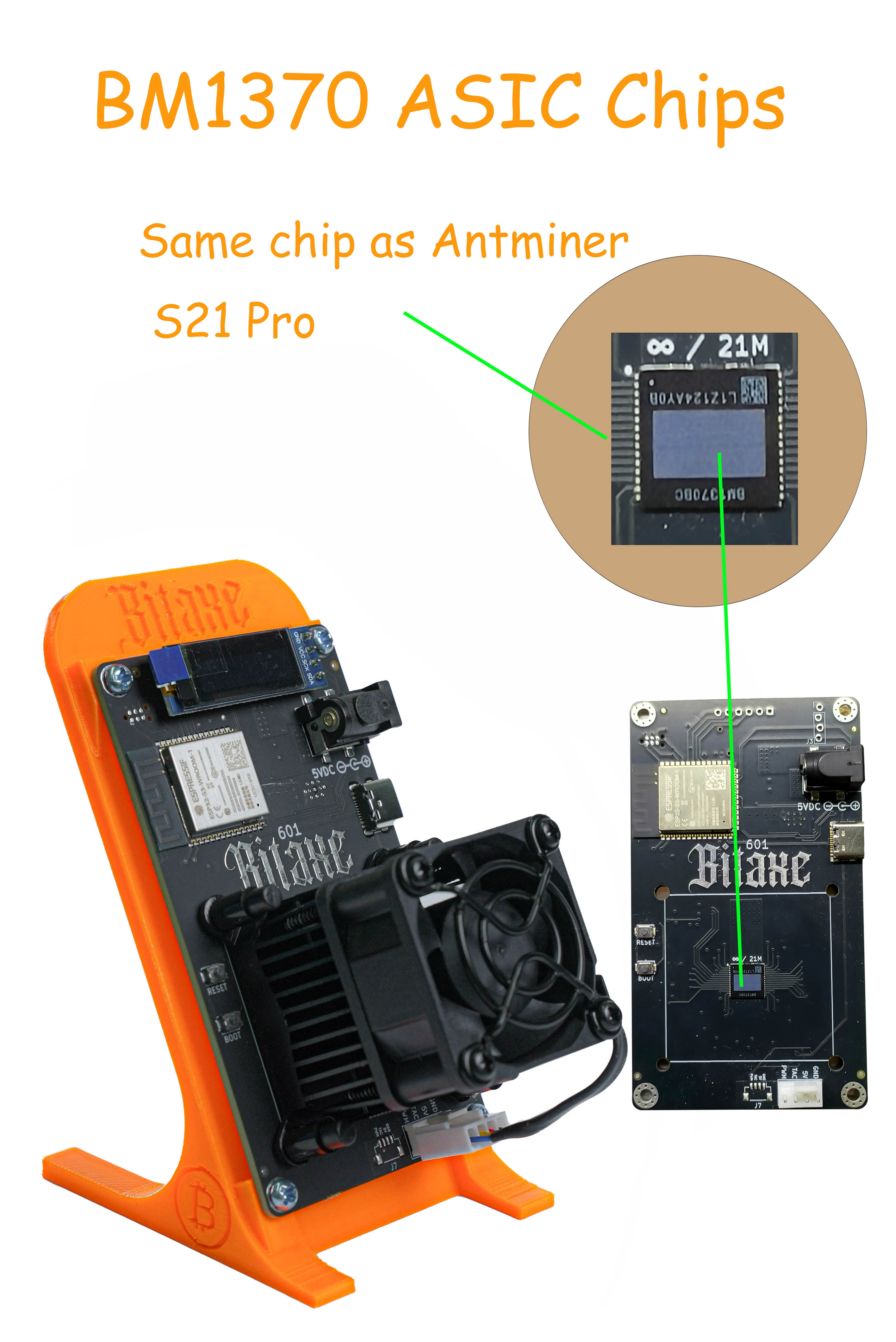 Stellapex Bitaxe Gamma 601 Bitcoin Solo Miner, BM1370 ASIC Chip, 1.2TH/s SHA-256, 17W Low Power, Open Source AxeOS, 2.4G WiFi, OLED Display, Home BTC  - view 4