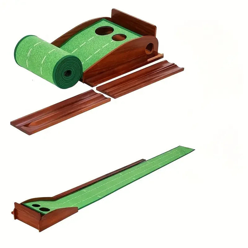 Perfect Practice Golf Putting Mat with Ball Return Portable Green Training Aid for Indoor Outdoor Pra 260408