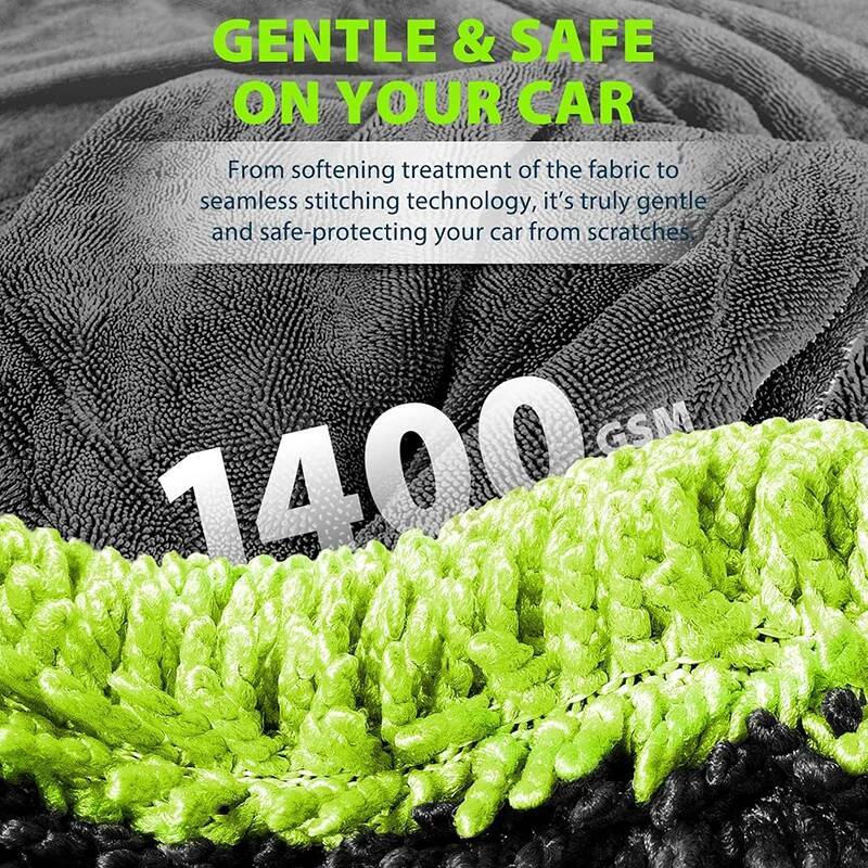 1400GSM Ultra-Thick Drying for Car/Motorcycle Oversized 60x120cm Cleaning Cloth Soft High Absorbent Car Detailing Towel ddmythur