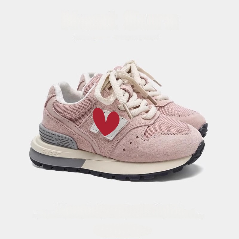 Kids Shoes Retro Running Low-Top Boys Girls Breathable Mesh Casual Sneakers Youth Fashion Vintage Trainers Anti-Slip School Shoes Streetwear Trainers