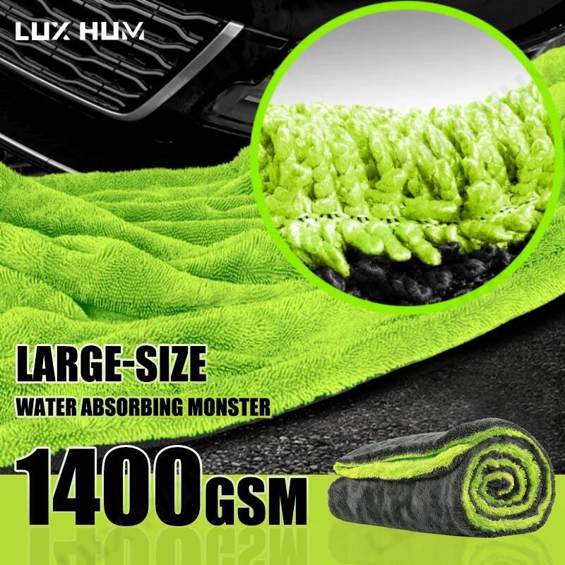 1400GSM Ultra-Thick Drying for Car/Motorcycle Oversized 60x120cm Cleaning Cloth Soft High Absorbent Car Detailing Towel ddmythur