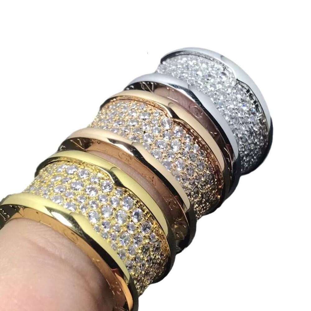 Ring Casual Seiko Small Waist Full Diamond Ring Luxurious Starry Sky Carved Starry Sky With Diamond Designer Ring Jewerly Designer For Women Fashion A