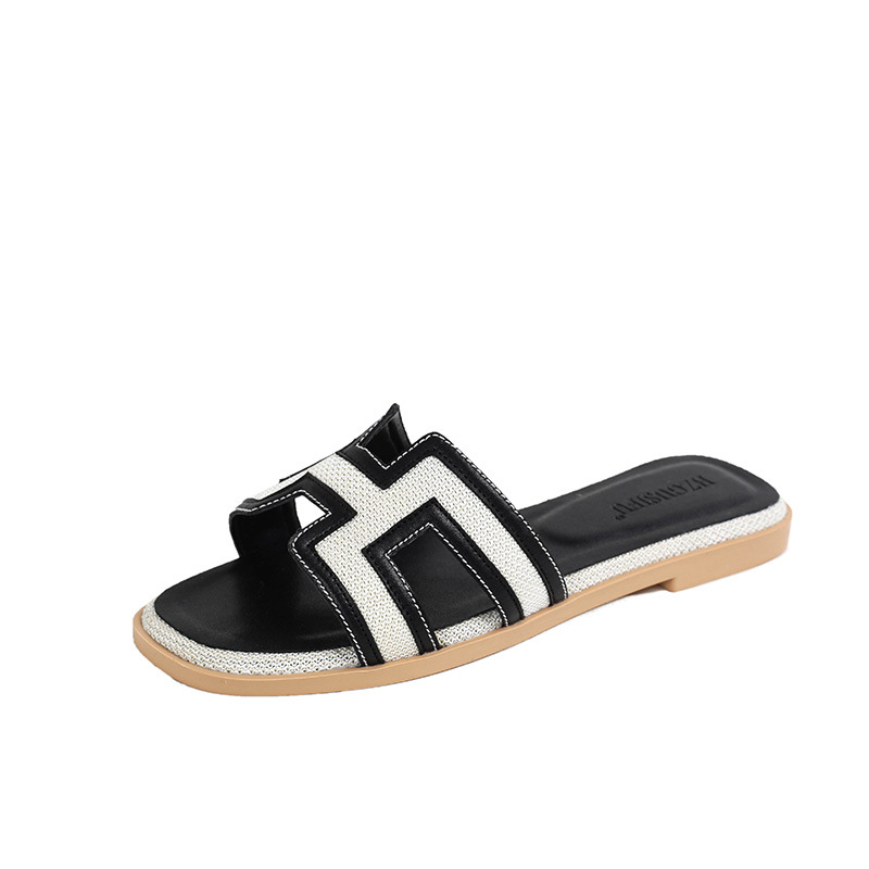 Free shipping Designer Slippers Designer Slip-On House Shoes with Comfortable Cushioning all-match high quality simple