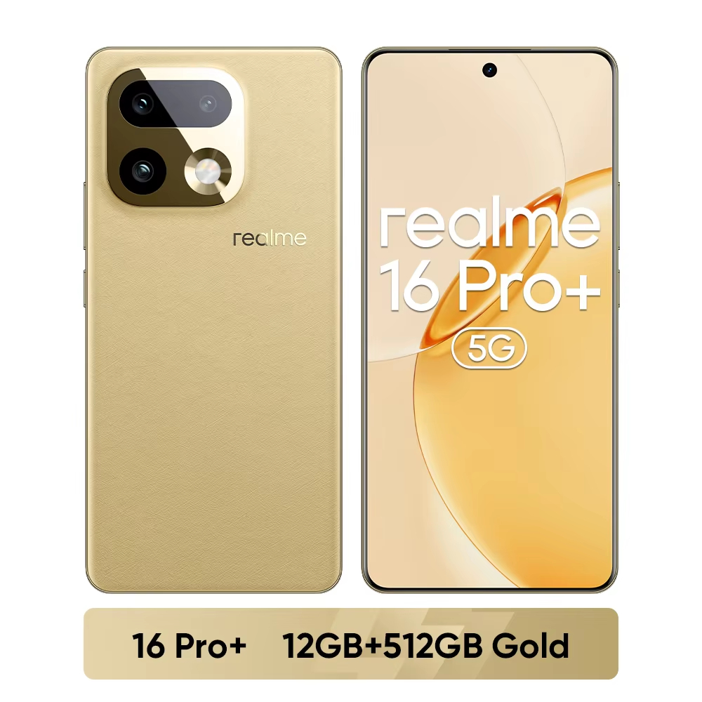 Realme 16 Pro Plus Smartphone NFC Snapdragon 7 Gen 4 Chipset 7000mAh Battery 200MP Camera 6.8" 144Hz