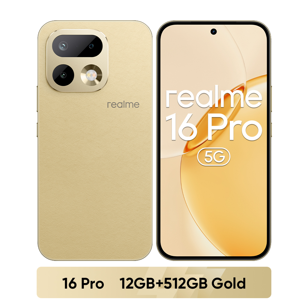 realme 16 Pro NFC Smartphone 6.78" 144Hz AMOLED Display Dimensity 7300-Max 5G Chipset 200MP Main Camera 50MP Selfie Camera IP69 Pro