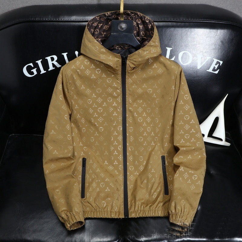 Luxury Brand Designer Clothes European Export Men's Casual Jacket Youth Thin Jacket Spring Summer Hooded 2025 Spring New Style Top