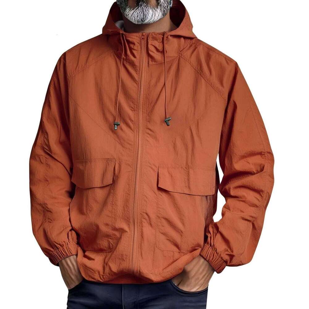 Upf 50+ Unisex Light Breathable Lightweight Jacket Outdoor Waterproof Coat Sun Uv Quick Dry Protectionacket Hooded Soft Jackets 26H0408