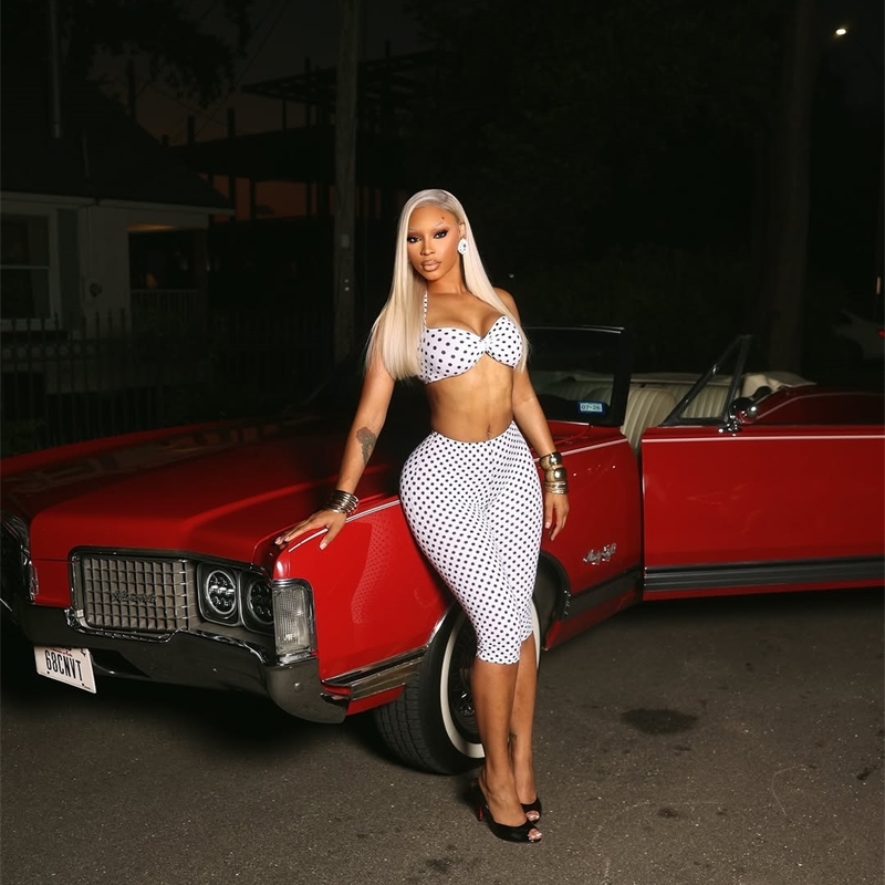 Y2K American Women Spotted Print Set Sexy Cropped Cami Top High Waist Butt Lift Capri 7 Length Pants Summer Matching Outfit