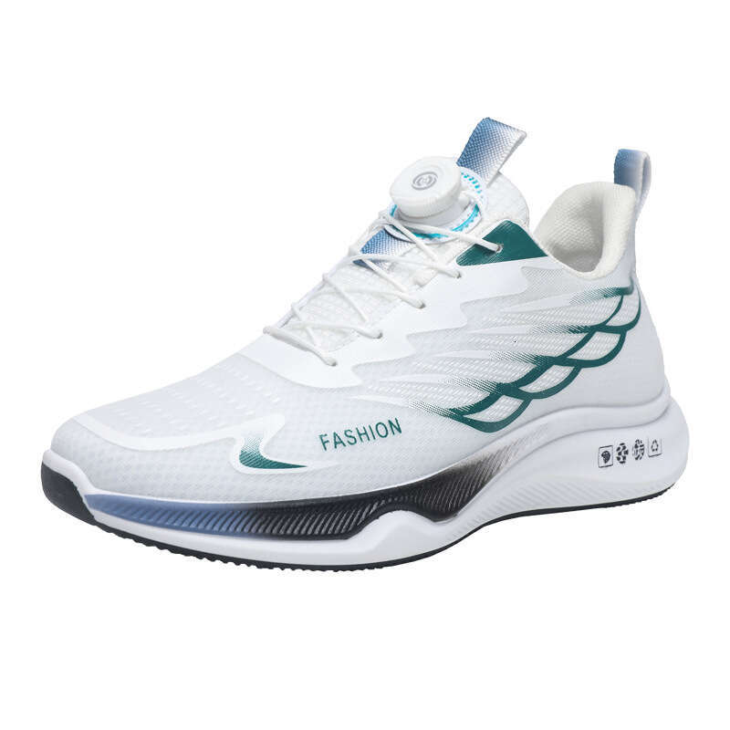 Men's 2026 Spring New Breathable Lightweight Youth Rotating Button Running Sports Dad Shoes