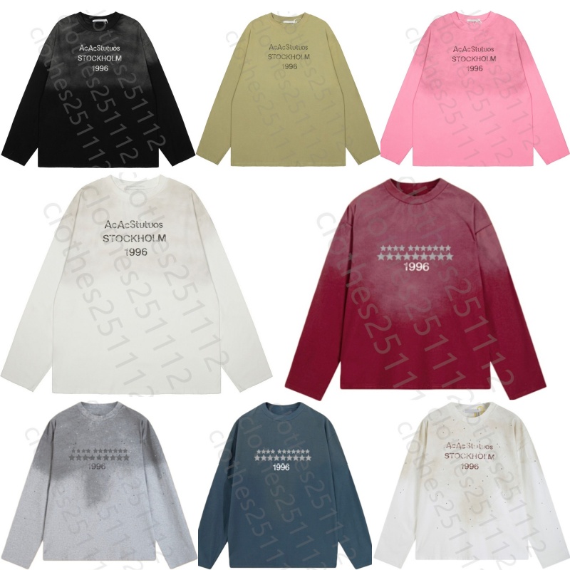 long sleeve t shirt longsleeve shirts mens designer tshirt men hoodie women hoodies cotton tshirts luxury unisex graphic tee high quality causal mens pullover tees