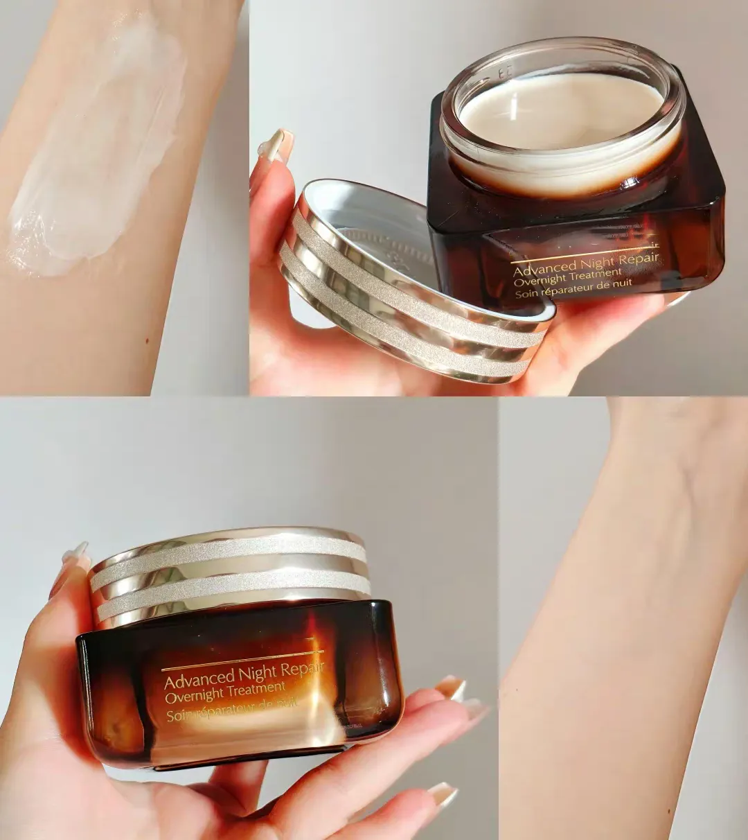 Big Brown Pot Advanced Night Repair Overnight Treatment Essence Cream Film 65ml Moisturizing Repairing Soothing