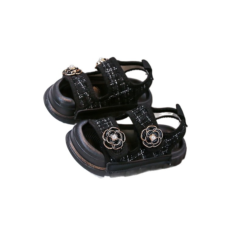 Toddler to Big Kids Girls Summer Sandals easy on off Breathable Lightweight Flower Casual Shoes for Indoor Outdoor Beach Play School Free shipping