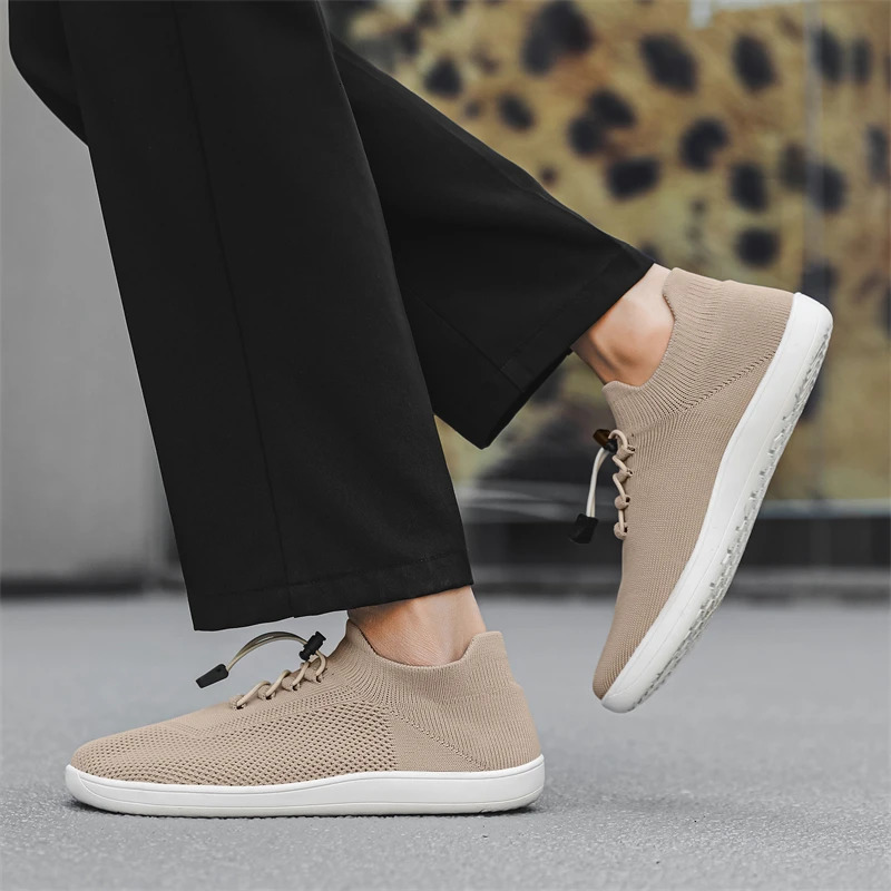 Oiaano Wide Toe Barefoot Men Shoes Unisex Women Casual Sneakers Slip On Ultra Light Breathable Soft Bottom Zero Drop Outdoor 260409