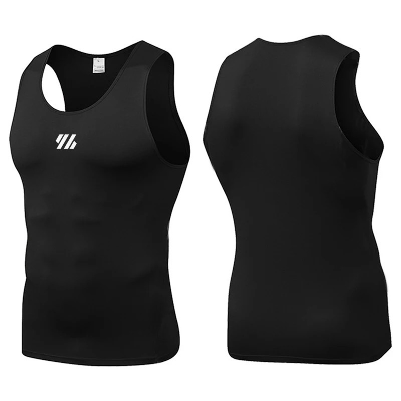 Running Vest Mens Summer Gym Clothing Sports Leisure Milk Silk Tight Sleeveless Shirt Elastic Breathable Slim Fitness Tank Tops 260408