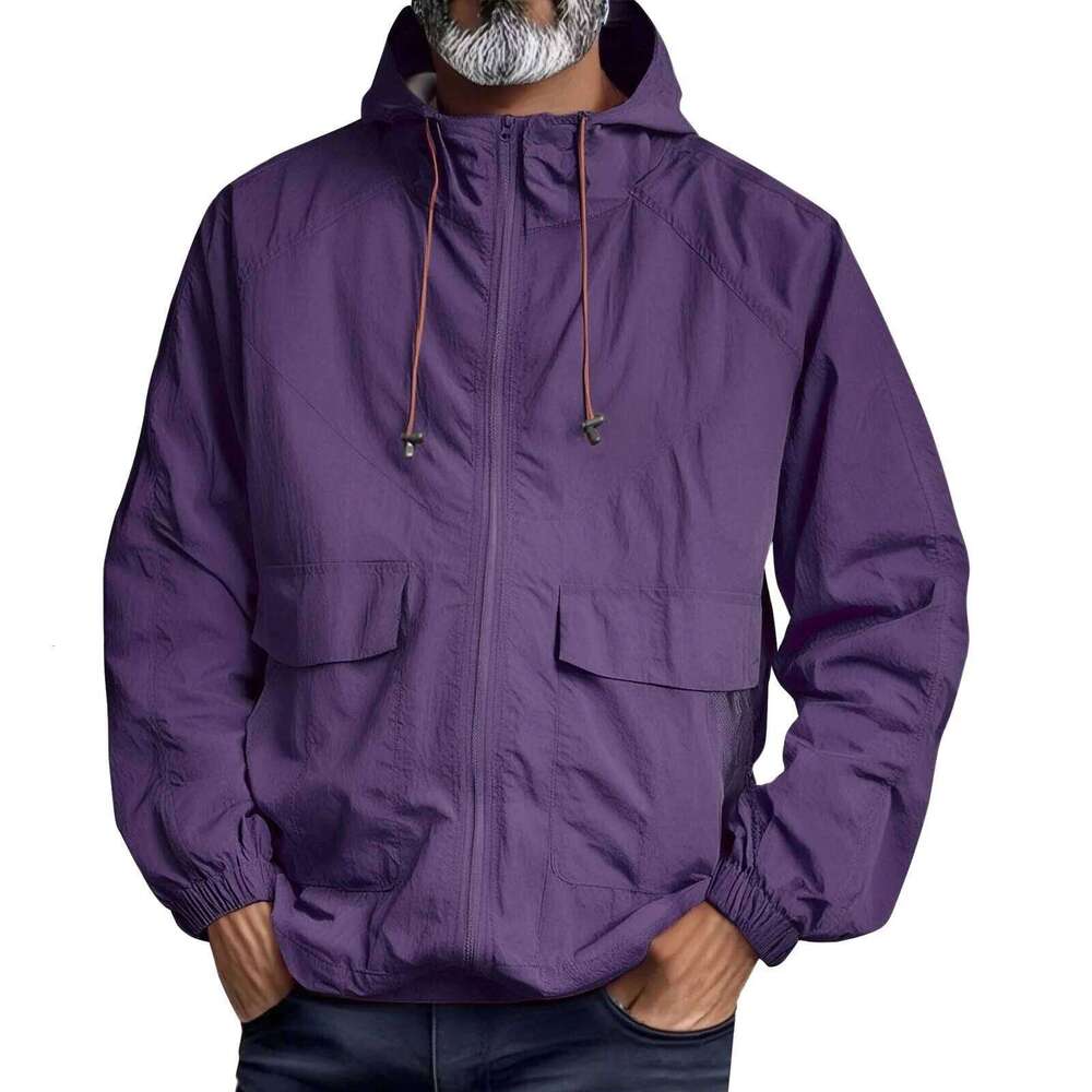 Upf 50+ Unisex Light Breathable Lightweight Jacket Outdoor Waterproof Coat Sun Uv Quick Dry Protectionacket Hooded Soft Jackets 26H0408